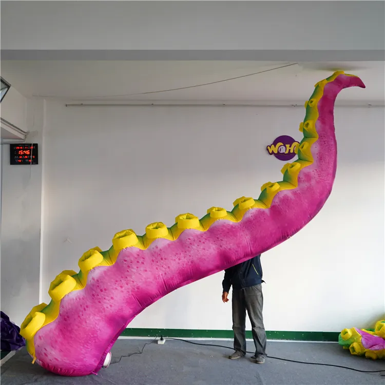 vendita all'ingrosso Gonfiabili Palloncino Polpo Artiglio Gonfiabili Tentacolo Con Striscia Come Decorare Decorazioni Per Eventi Sul Palcoscenico Di Nozze