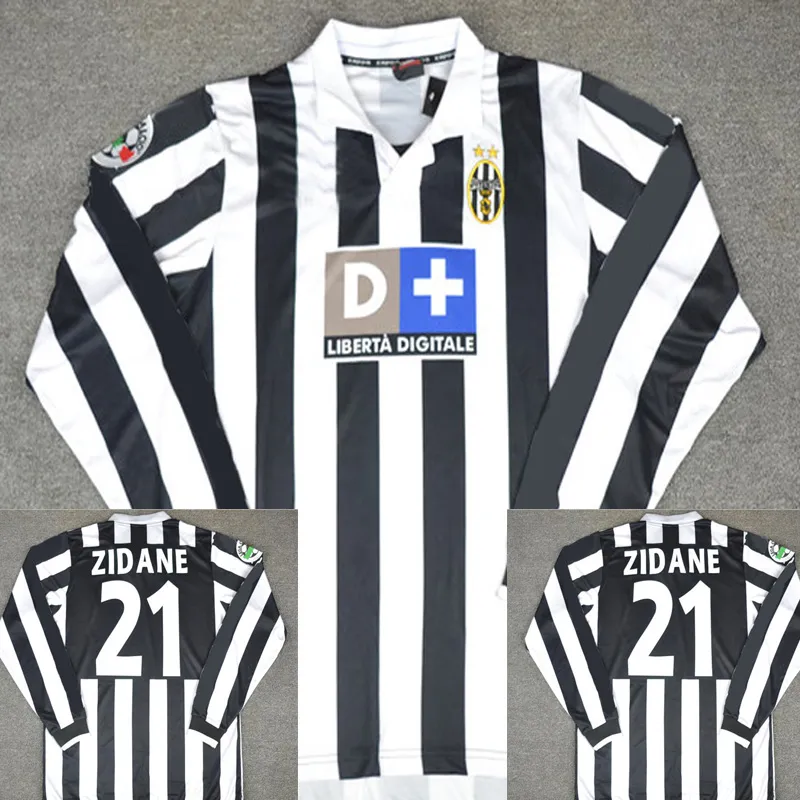 Mejor Precio En A Granel 99 00 Juventus Retro Zidane Football Jersey