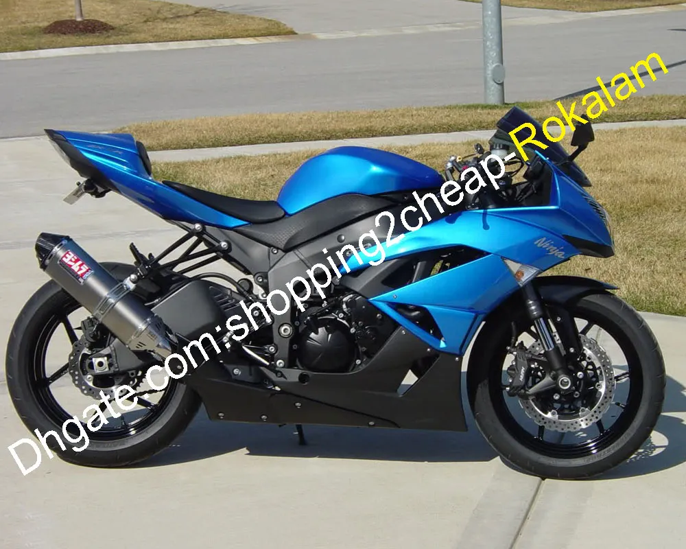 Blue Ninja ZX6R 2009 2012 Fairing Bodywork For Kawasaki ZX 6R 636 Motorbike Part From Shopping2cheap 356.14 DHgate.Com