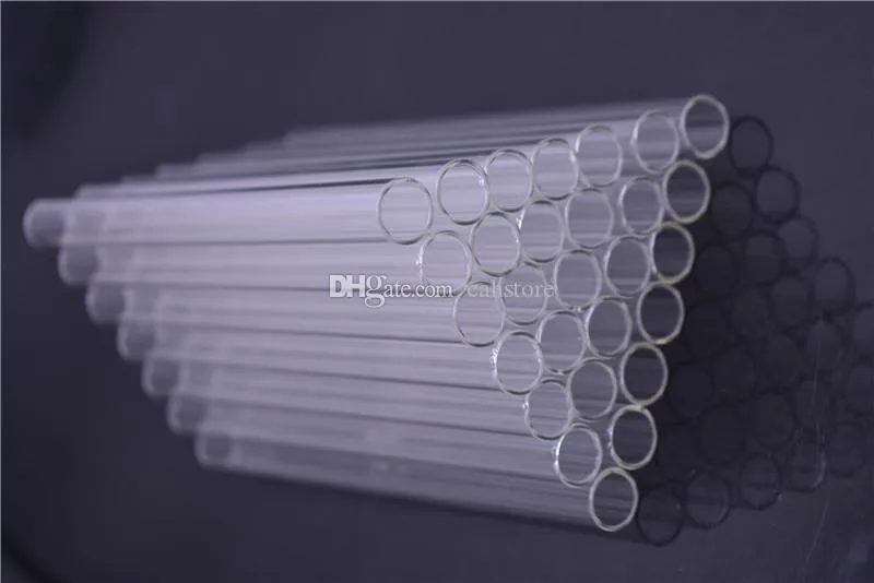 Straight 5.9inch Pyrex Glass Tube Love Rose Glass Straw Eco Borosilikat Glas Dricka Straw Rör