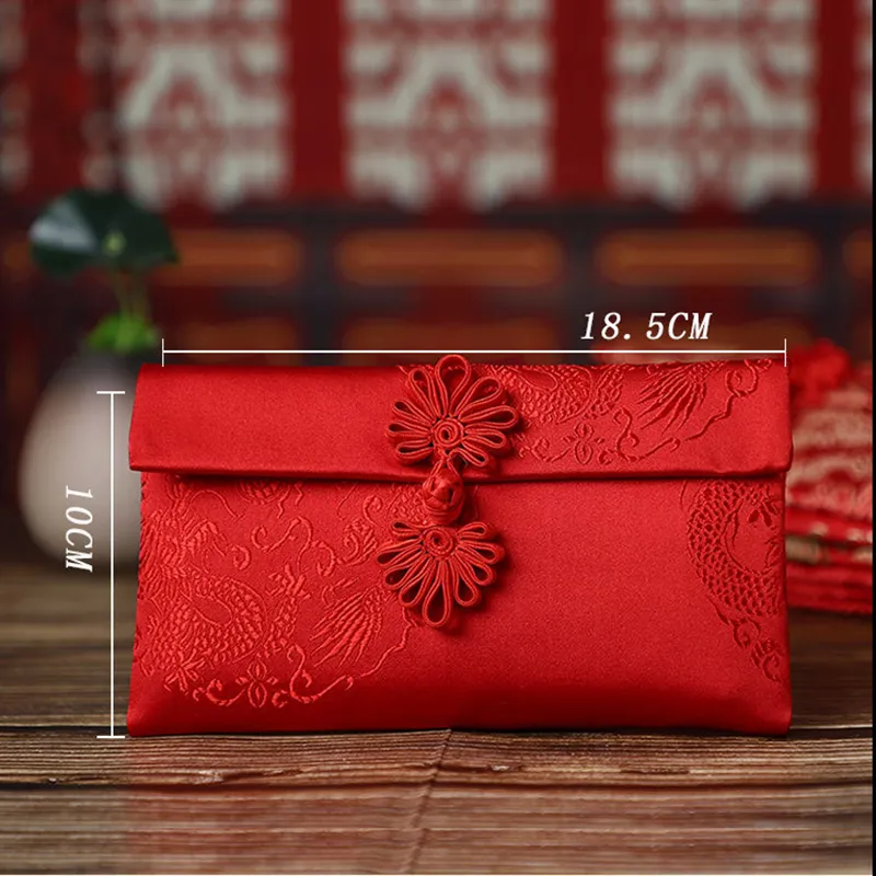 Enveloppe rouge de style chinois, 30 pièces/lot, double mod, pour