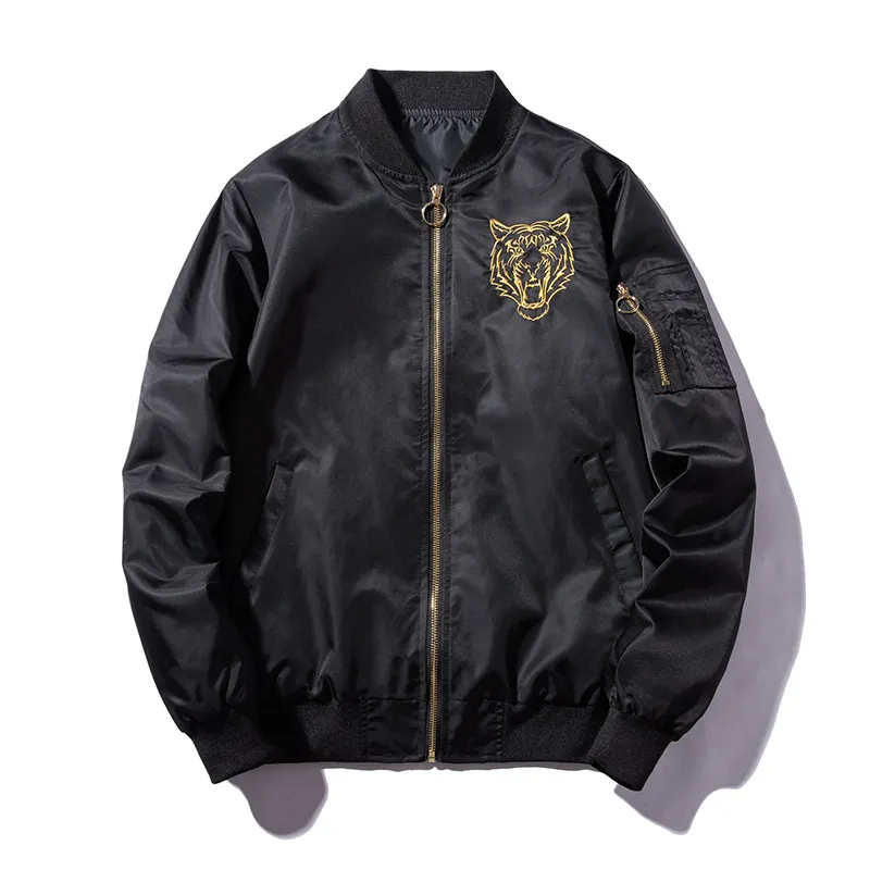 2019 Golden White Tiger Embroidered Bomber Mens Coats And Jackets For Men MA1 Pilot Style With Thin Coating Y191107 From Jinmei02 26.01 DHgate.Com