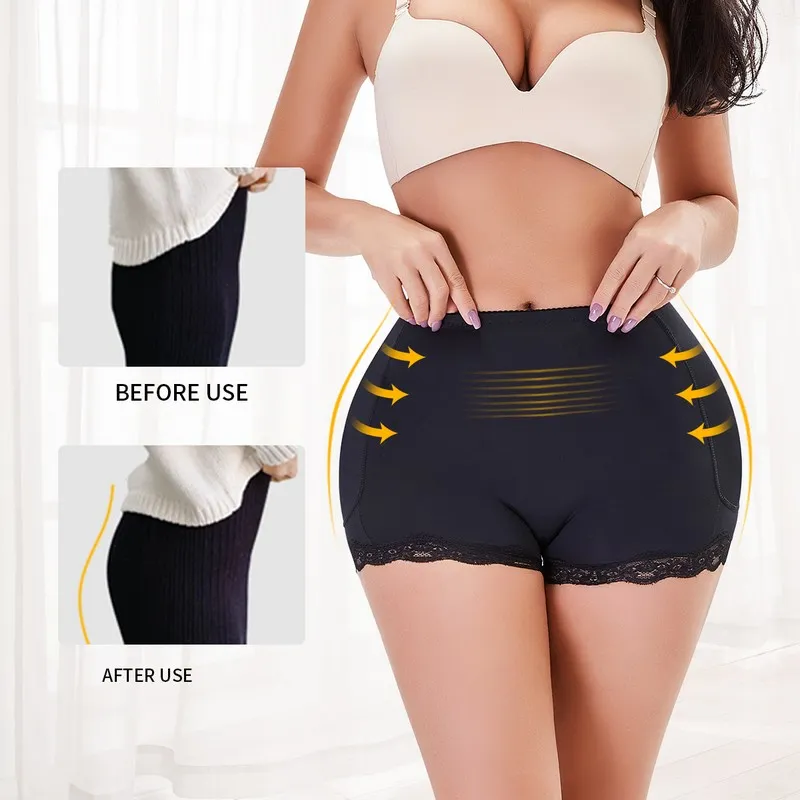 Breathable Push Up Padded Butt Shaper Control Panty With Padded Cups 2020  New Arrival For Women Seamless Boyshorts Underwear With Fake Big Ass B2441  From Zazvf, $14.8