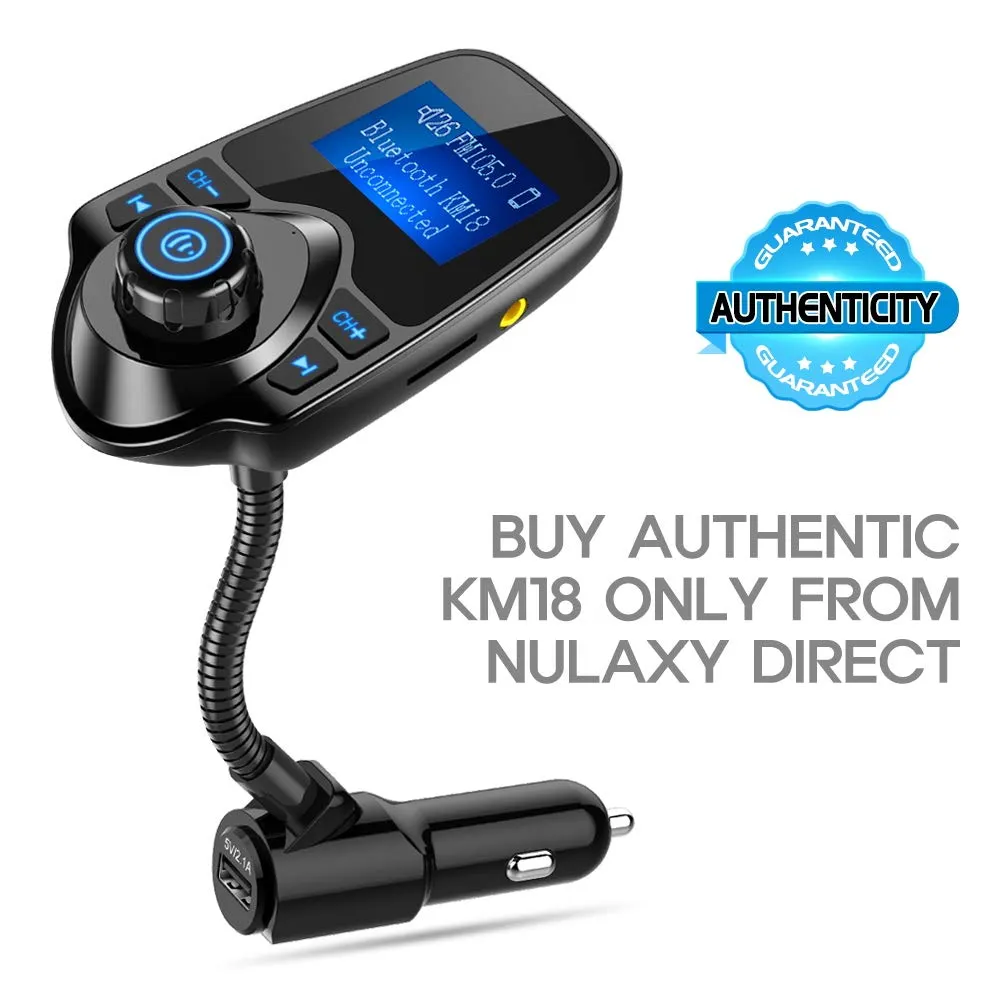 Bluetooth 5.0 EDR Transmetteur FM De Voiture Appel Mains Libres Sans Fil  Lecteur MP3 7 Couleurs RVB Lumières 2 USB Accessoires De Voiture À Charge  Rapide Du 5,91 €