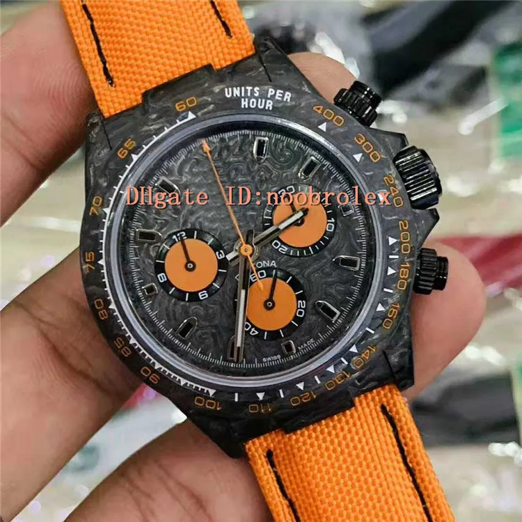 Swiss 7750 NTPT Black Carbon Fiber Case 55 768 DHgate