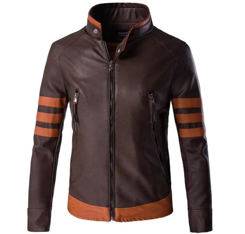 High End 2018 Wolverin Leather Motorcycle Logans MA1 Bomber