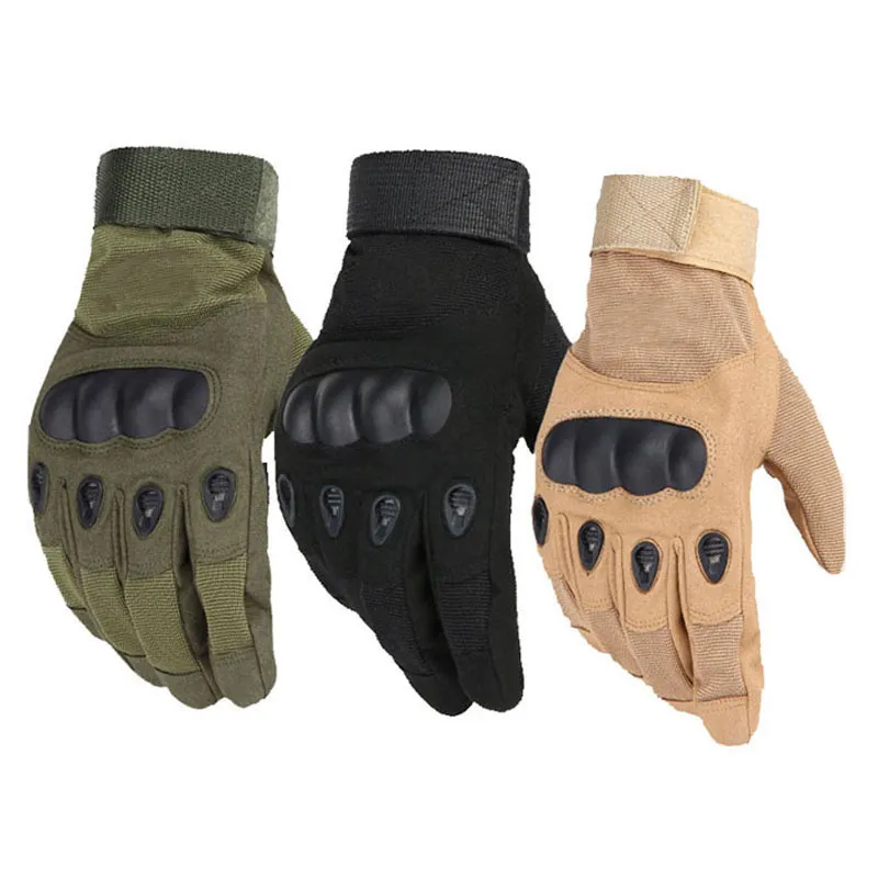 Sport Outdoor Tactical Army Gloves Airsoft Shooting Bicycle Combat Fingerless Paintball Hard Carbon Knuckle Full Finger Cycling Gloves