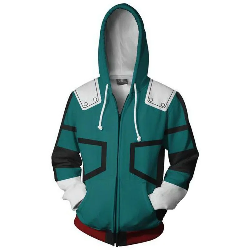 My hero academia hoodie deku outlet