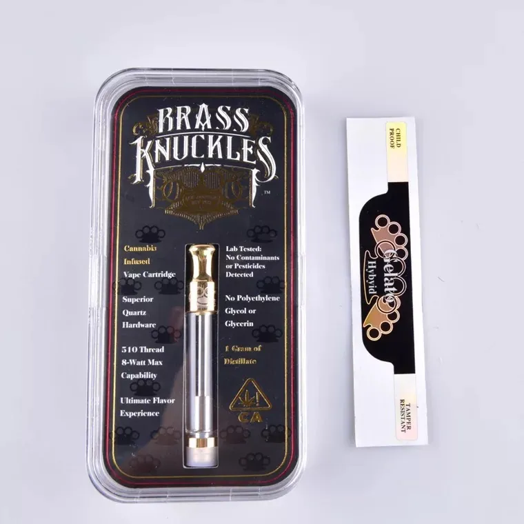 Brass Knuckles 1.0ml Gold BUD Touch Thick Oil Atomizer Vape Pen Vape