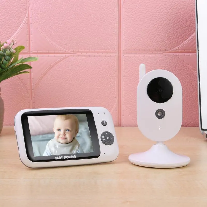 Monitor de bebé VB603 inalámbrico con visión nocturna, cámara de seguridad  de 3,2 pulgadas, vídeo LCD a Color, 5m - AliExpress