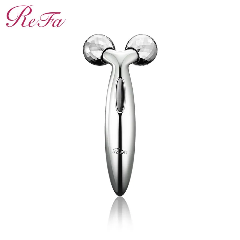 Refa Carat Face Micro-current Facial Massager with Solar Panel Platinum Coating Facial Lifting Kneading Massage Anti-wrinkles