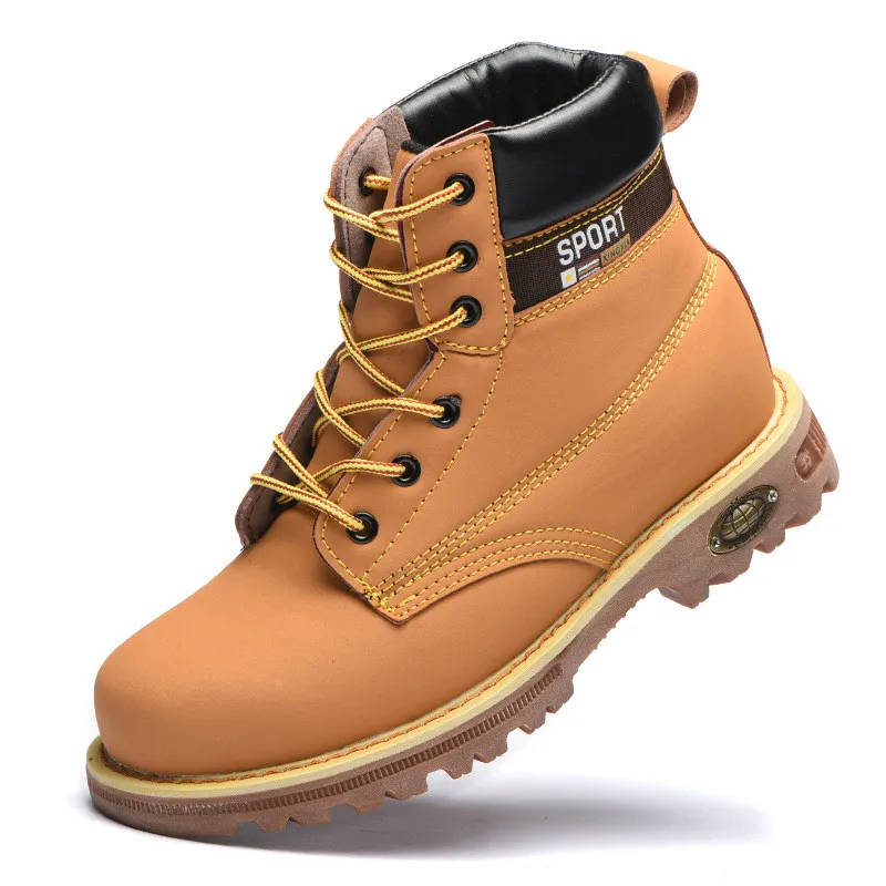 Safety Steel Toe Boots Men Waterproof Work Shoe Labor Insurance