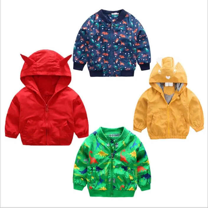 Baby Clothes Coat Boys Ski-wear Winter Jacket Print Outerwear Fashion Casual Hoodie Sweatshirts Long Sleeve Cartoon Pulloves Jumper B4439