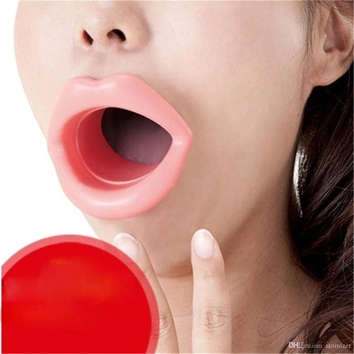 3 cores Silicone face Rubber Slimmer Exerciser Lip instrutor Oral Muscle Boca Tightener Anti Aging rugas Chin Massager Cuidados