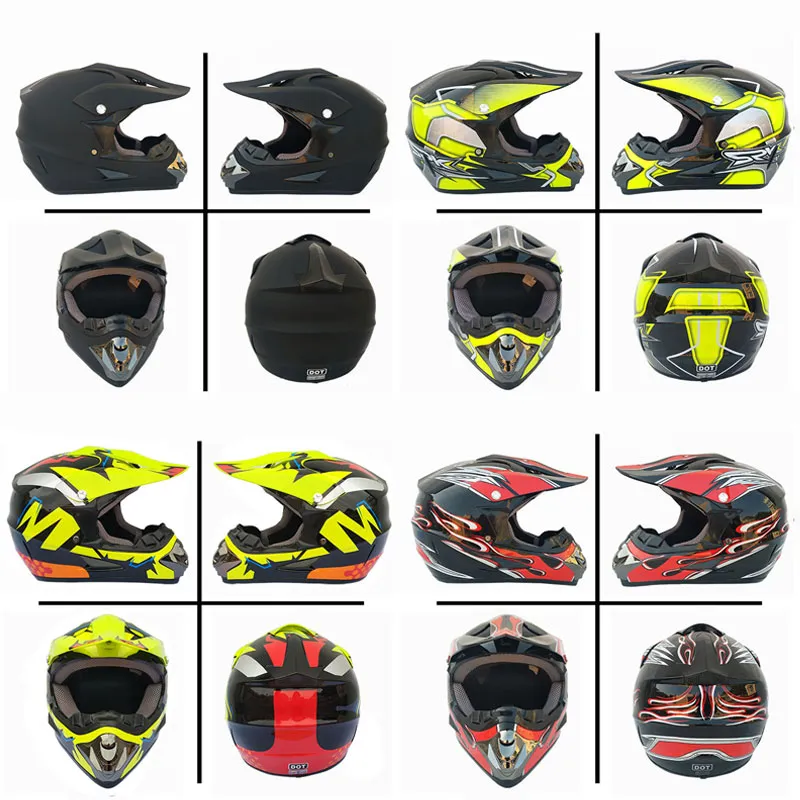 Rahat yol motokros kask motosiklet kasklar anti-çizim casco kapaketler açık yüz offroad atv çapraz yarış bisikleti278a