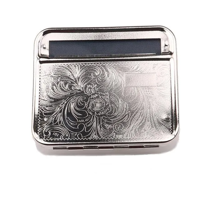 70MM Silver Platinum Cigarette Box Delicate Portable... From Dbg232323,  $3.05