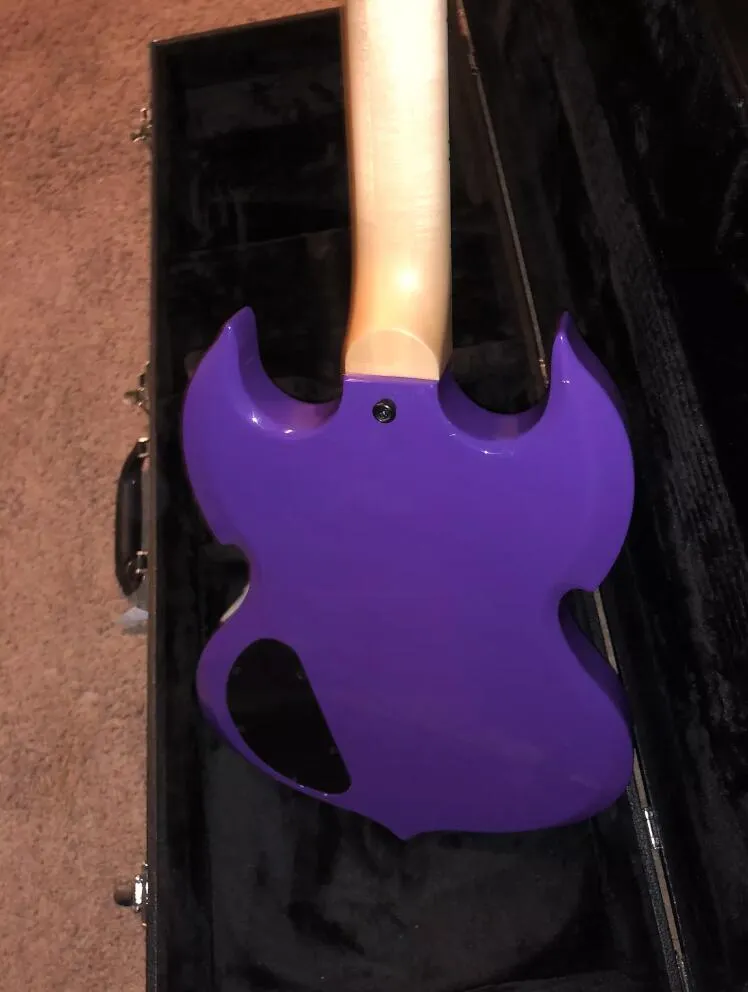 Zakk Wylde Audio SG Electric Guitar Purple Barbarian Black