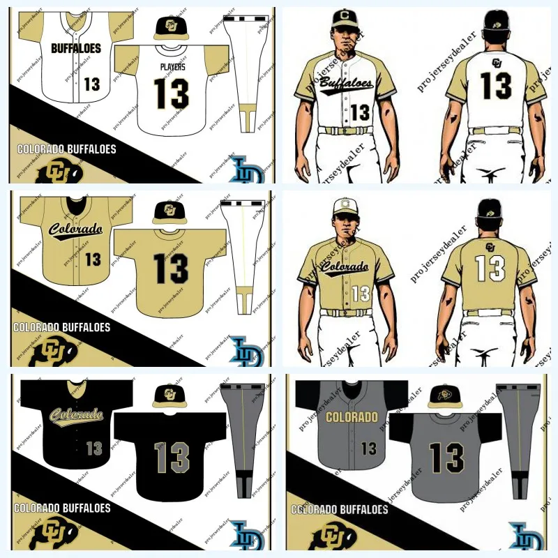 Save Big on Bulk Colorado Buffaloes Jerseys Colorado Buffaloes NCAA  Baseball Jersey Polyester, Double Stitched, Name Number, Free Shipping  Best