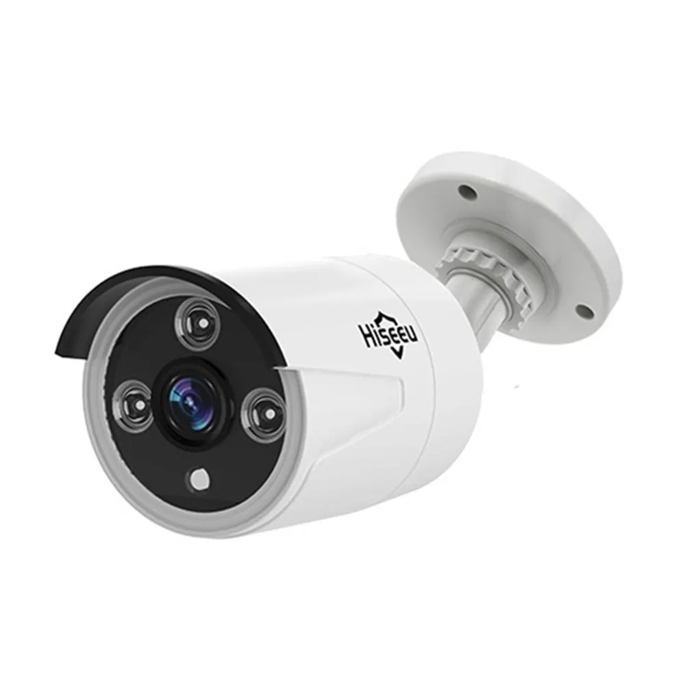 Hiseeu HB624 H.265 4MP الأمن كاميرا IP POE ONVIF في الهواء الطلق مقاوم للماء كاميرا CCTV IP66 P2P فيديو