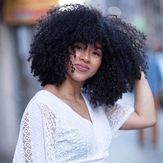 frisyr svart brasilianska hår afrikanska ameri kinky lockiga naturliga peruker simulering mänskligt hår kinky lockig peruk för damer