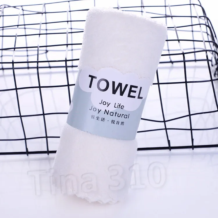quente 35 * 75 centímetros 6 cor pura cor toalha de rosto infantil de água absorção toalha macia Outdoor Viagem portátil Home Textiles T2I51114