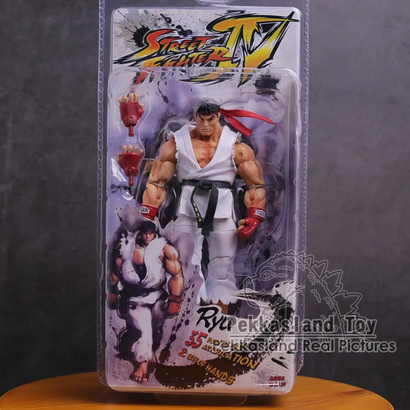 Neca Street Fighter Кен Рю Guile ПВХ фигурку коллекционная модель игрушки 18 см C19041501