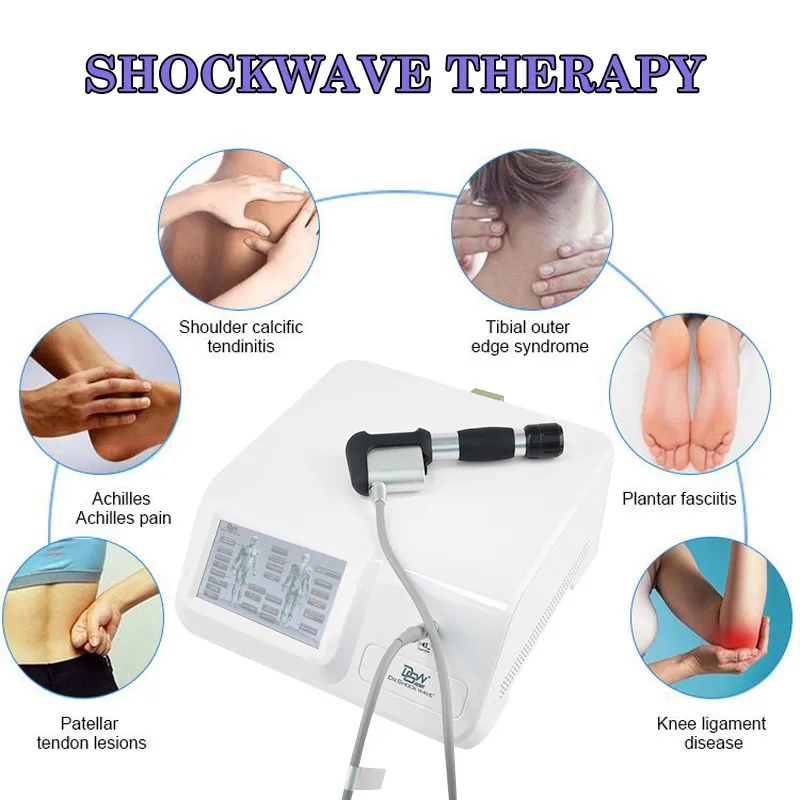 Dispositivo di terapia ad alta frequenza elettroshock wave fisioterapia ems macchina dimagrante Terapia ad onde d'urto Attrezzatura per il rilascio del dolore