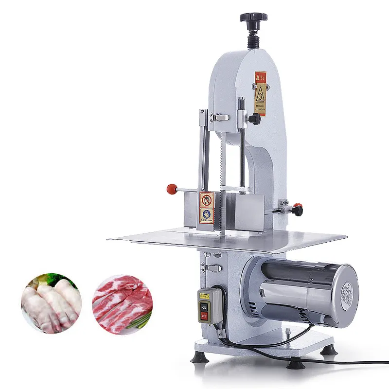 Beijamei Factory Chicken Band Electric Frozen Fish Beef Cow Pork Meat Bone Cutting Cutter Saw Machine med skärpblad