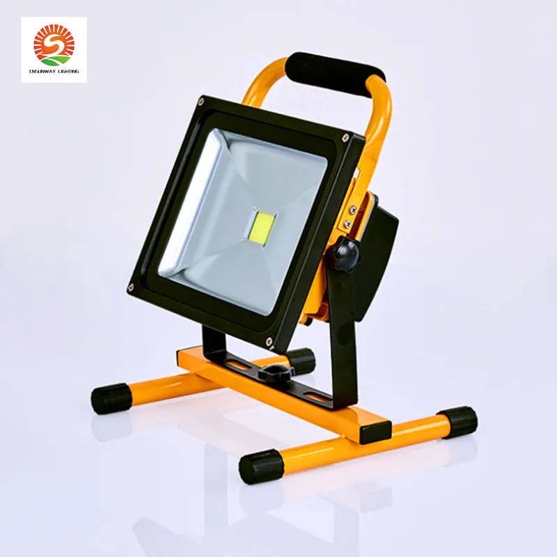 Led charging floodlight 30W 100w waterproof IP65 aluminum outdoor camping portable work light mobile emergency searchlights