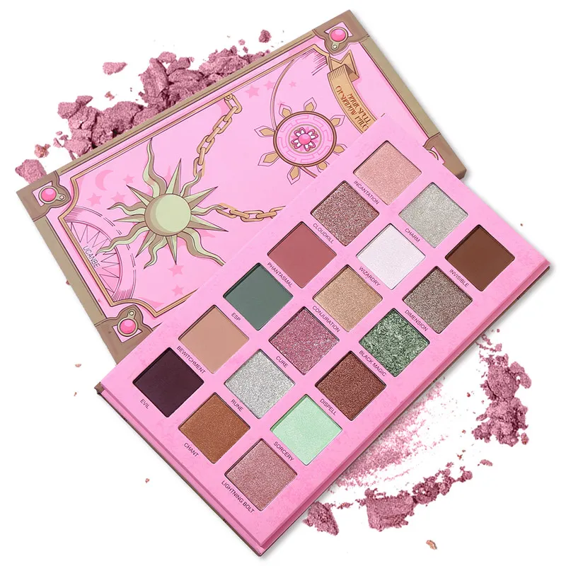 UCANBE Magic Spell Eyeshadow Palette Vibrant Green Eyes Makeup Glitter  Shimmer Matte Metallic Eye Shadow Nude Cosmetic From Oemakeup, $9.25