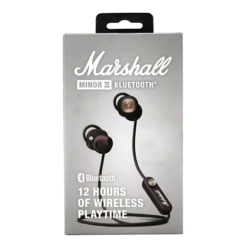 Marshall Minor II Casque Bluetooth Écouteurs Sans Fil DJ Perfect Sound  Casques Magnétique Pause Fonction Meilleure Qualité Magasin D'usine