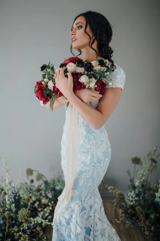 white dress beach pictures Marie Antoinette Rococo Ball Gown in Powder Blue and Ivory with Lace B   WonderlandByLilian