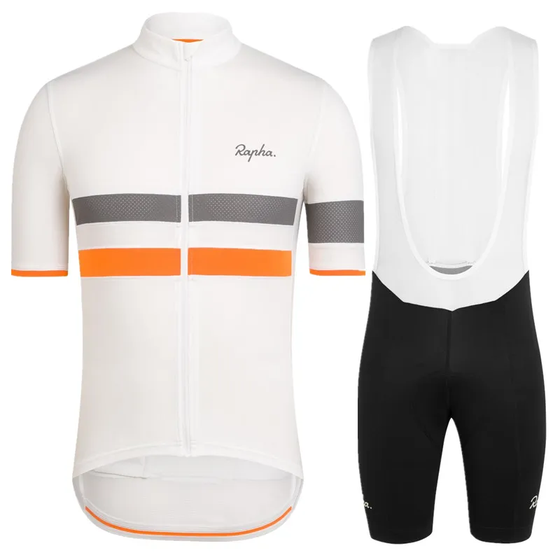 Rapha Cycling Clothing Clothing Sets езда на велосипедные велосипедные униформы летние мужчины велосипедные майки сет