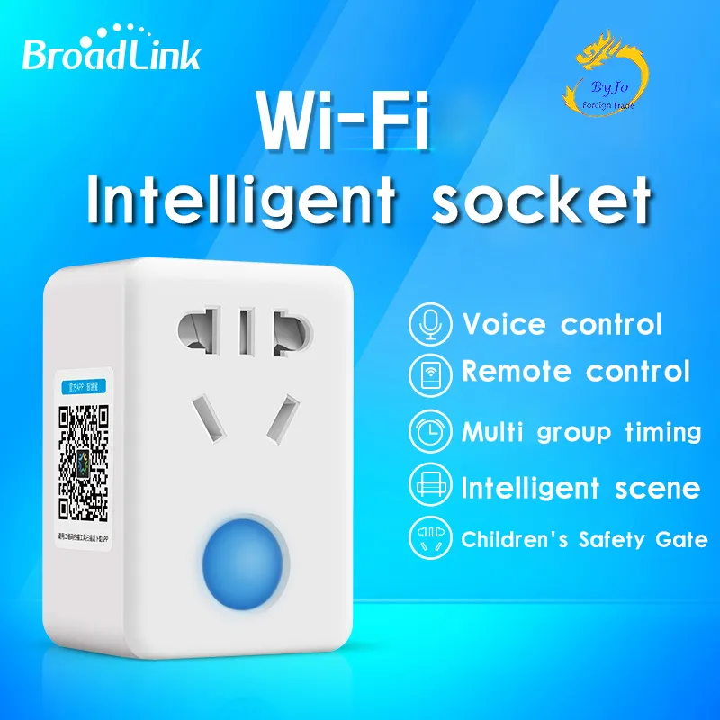 BroadlinkプラグスマートホームソケットSPミニ3 WiFi 10Aタイマーオートメーションコントロール