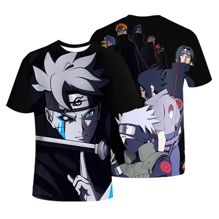 ドロップショップドアアウトドア3D TシャツメンズレディースTシャツファッションアニメ半袖ティーOネックトップスカートショット