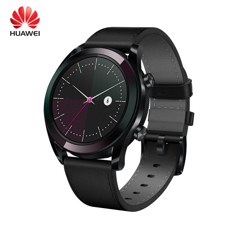 Oryginalny Zegarek Huawei GT Smart Watch Support GPS NFC Tętna monitor Wodoodporny Wristwatch 1.2 "Amoled Wristwatch na Android iPhone