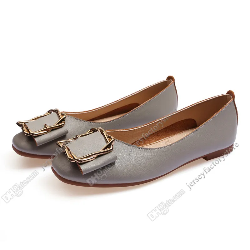 Dames chaussures plates lager taille 33-43 femmes fille cuir nu noir gris nouvel arrivel travail robe de soirée de mariage chaussures soixante-neuf