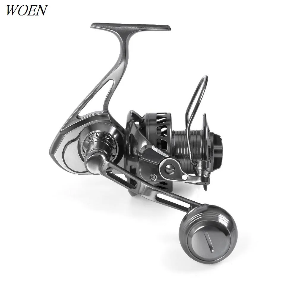 30KG WK5000 CNC Type Of Fishing Reels With Carbon Brake Pad For