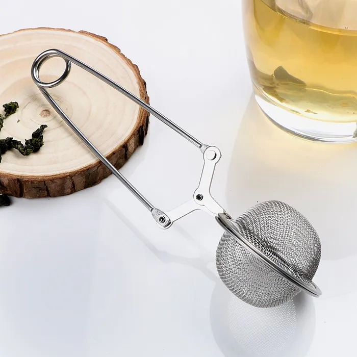 Steel Mesh Tea Infuser With Handle Perfect For Loose Leaf Tea, Coffee
