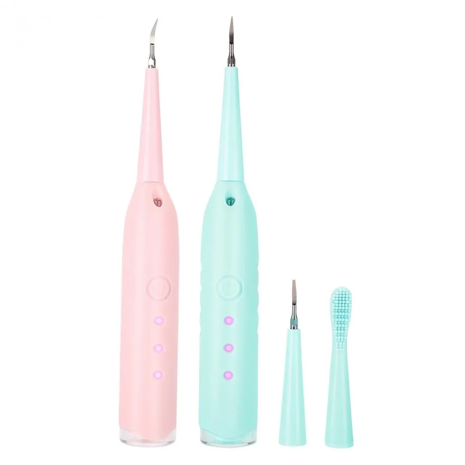 Détartreur Dentaire à Ultrasons - Brosse à Dents électrique, Blanchiment, 2 Buses, Rechargeable