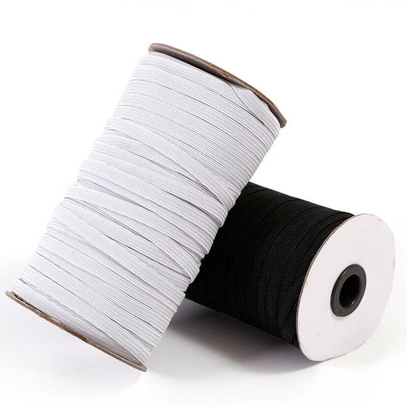 144 Yard 3mm bricolage tressé bande élastique cordon tricot bande couture Strench tissu pour couverture de visage à la main