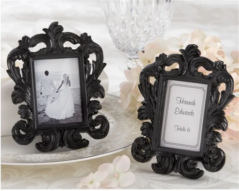 New Arrival Wedding Favor Picture Frame Osobowości Barokowa ramka Place Place Holder w White Box