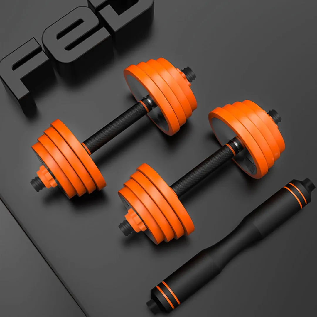 FED Pure Steel Home Fitness Dumbbell Barbell Multifunctional Outdoor Sports Fitness Equipment From mijiaYoupin - 20KG