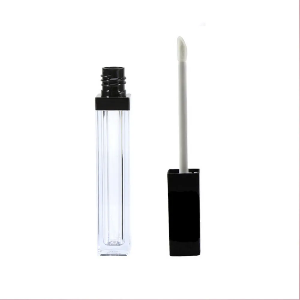 Contenitori per lipgloss da 5 ml Vuoto Trasparente Tubo per lucidalabbra Bottiglia Eyeliner Contenitore per olio per ciglia Mini Lip Gloss Split Bottle
