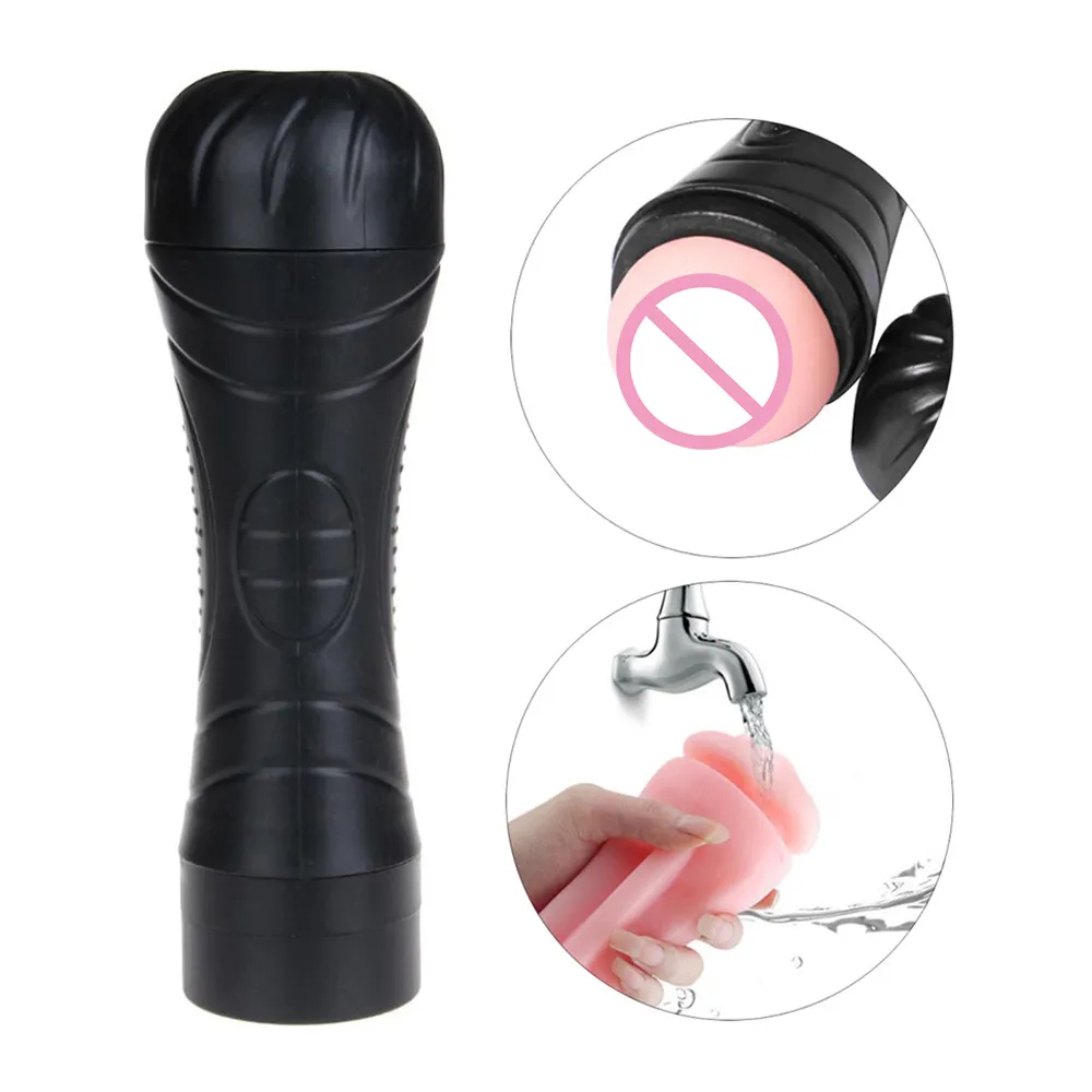 male masturbator silicone Realistic Silicone Male Masturbator - Body-Safe Material - Men Masturbating  Artificial Penis Masturbation, Silicon Vagina Sex Toy for Men Artificial  Vagina main image 1