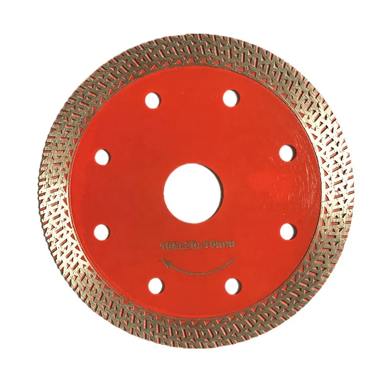 4 Inch D105mm Diamond Cutting Disc Super Thin Hot Pressed Diamond Circular Saw Blade for Cutting Granite Marble Stone Ceramic Tile