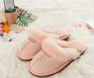 Hot Sale--quality warm comfortable cotton slippers, men's and women's slippers, short boots, snowy boots, indoor cotton slippers and leather