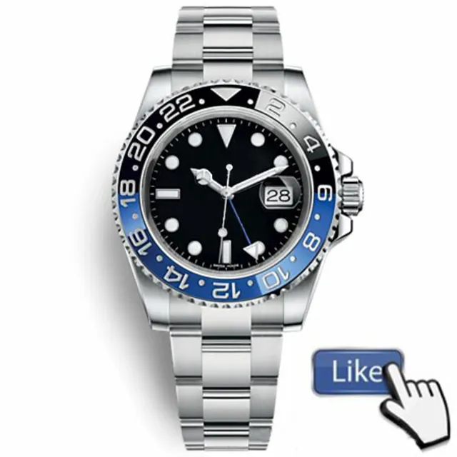 Deluxe Mens Leisure Watch 40mm Top quality 2813 movement Automatic Machinery Waterproof Stainless steel luminous watch Ceramic bezel