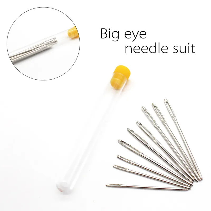 100 Aghi Da Cucire In Plastica Per Bambini – 9 Cm – Grandi Occhi E Colorati – Per Cucito, Lana E Fai Da Te - 2