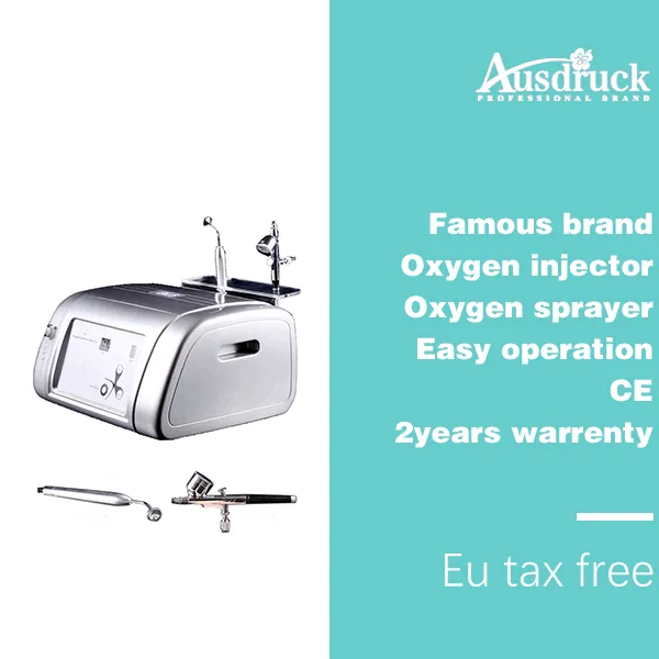 EU steuerfrei Tragbares Wasser-Sauerstoff-Jet-Peeling-Gerät zur Gesichtshautverjüngung Akne-Faltenentfernung Sauerstoffinjektionsspray Hautpflegeinstrument